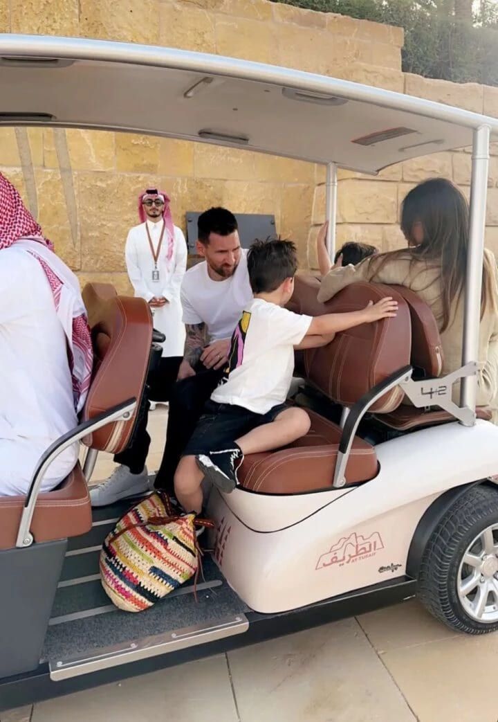 Así son las lujosas vacaciones de Lionel Messi y Antonela Roccuzzo en Arabia Saudita