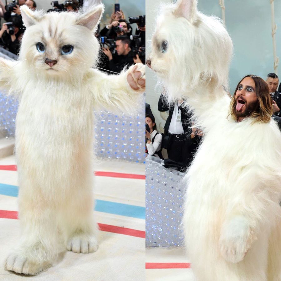 MET GALA 2023: Jared Leto se robó el show con su vestido de gato