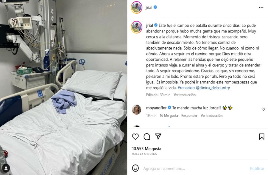 Jorge Rial anunció que deja Colombia y vuelve a la Argentina