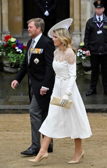 El impactante look de Máxima Zorreguieta para la coronación de Carlos III de Reino Unido