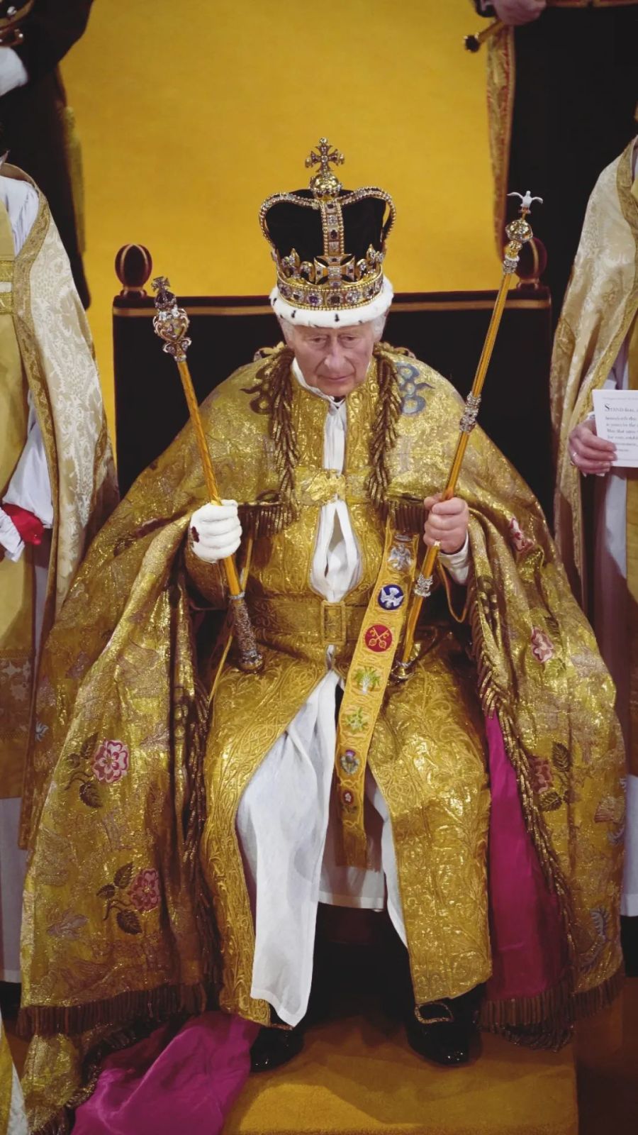 La coronación de Carlos III de Inglaterra: las primeras palabras del rey