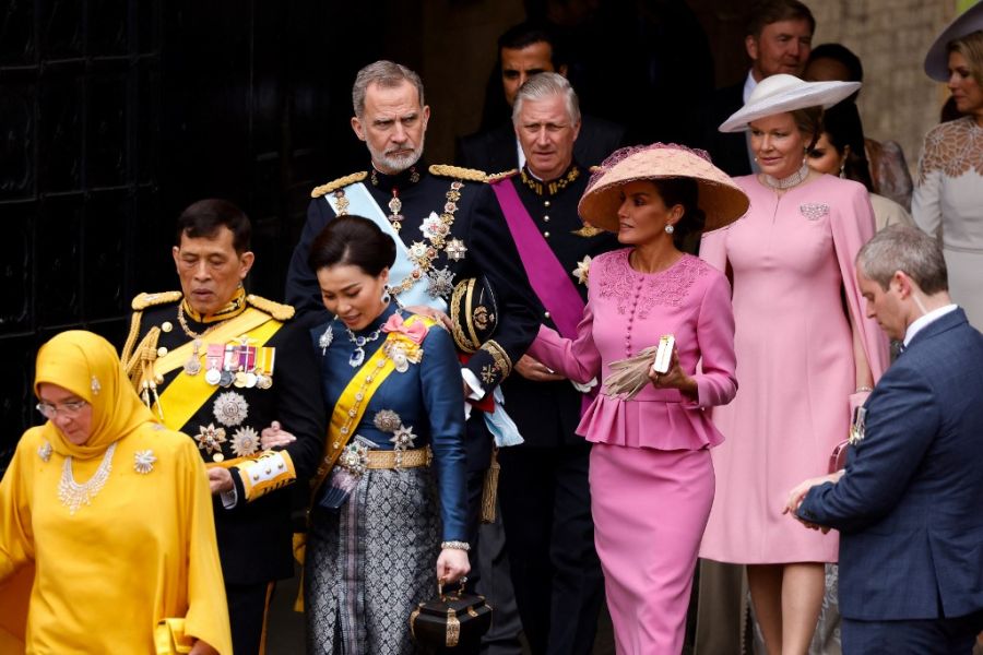 Máxima y Letizia, dos reinas en el centro de las miradas durante la coronación de Carlos III