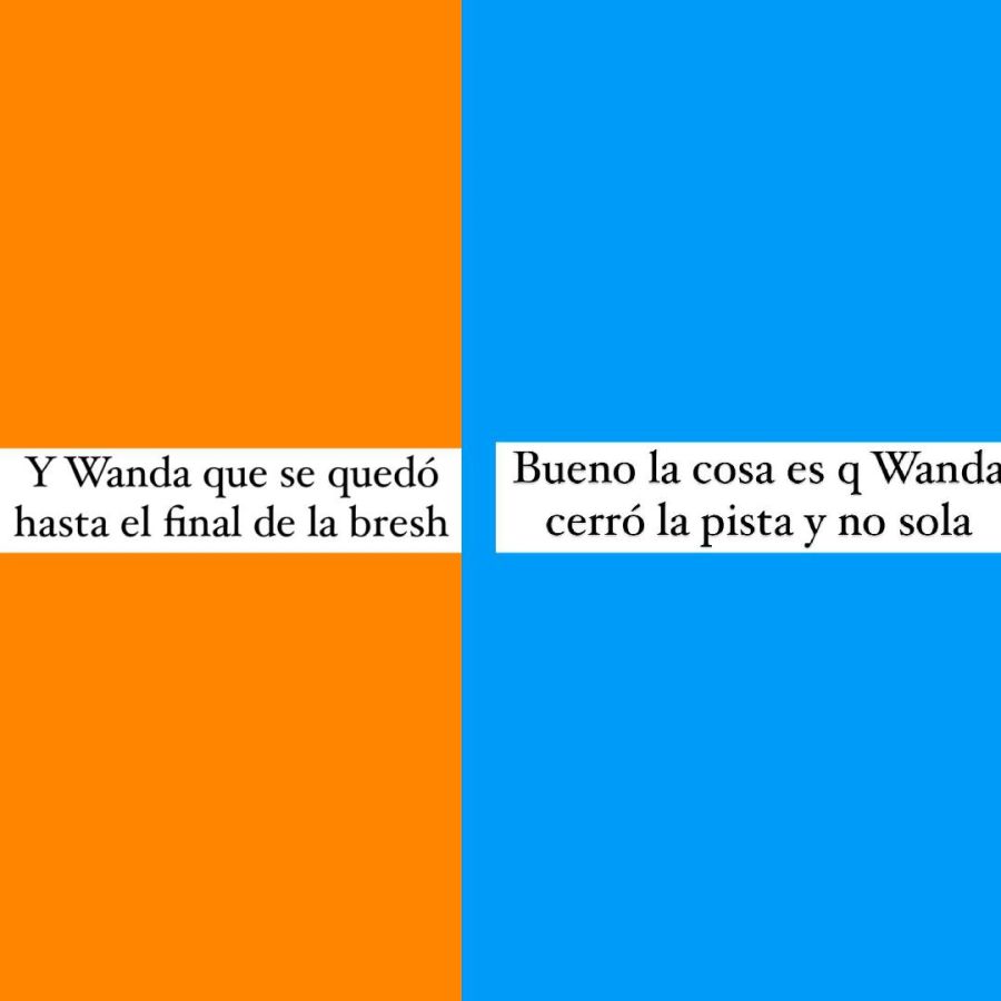 Wanda Nara se mostró muy cerca de Wos en presencia de la China Suárez