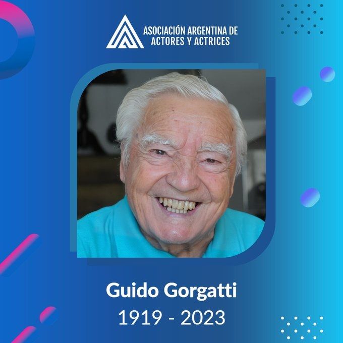 Murió Guido Gorgatti a los 103 años de edad