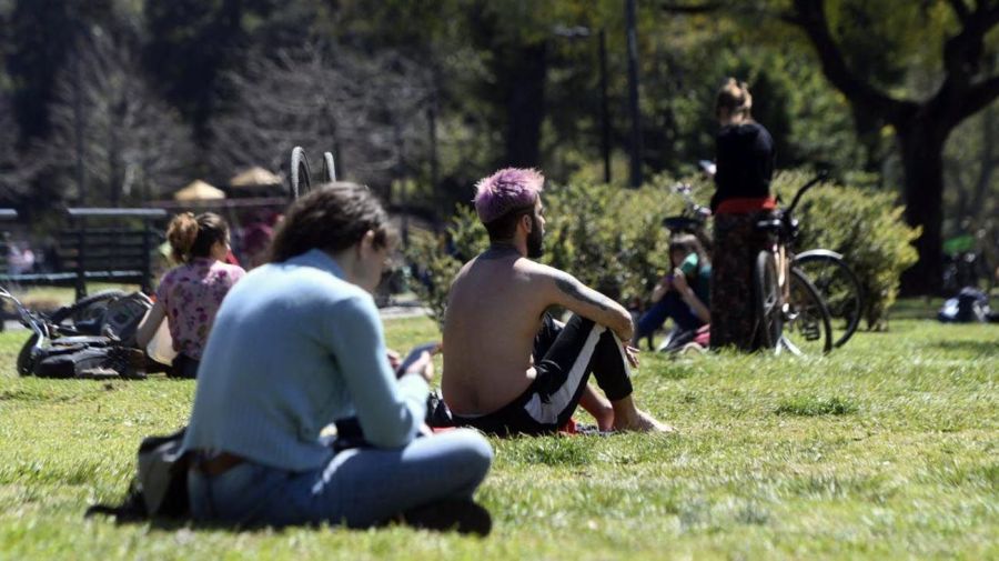 Fotos de primavera, que se repiten en otoño en Buenos Aires.