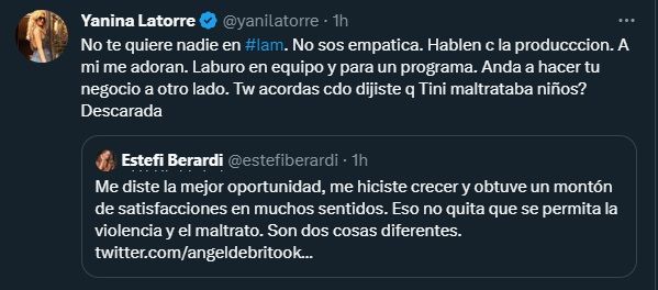 Yanina Latorre tweet 3