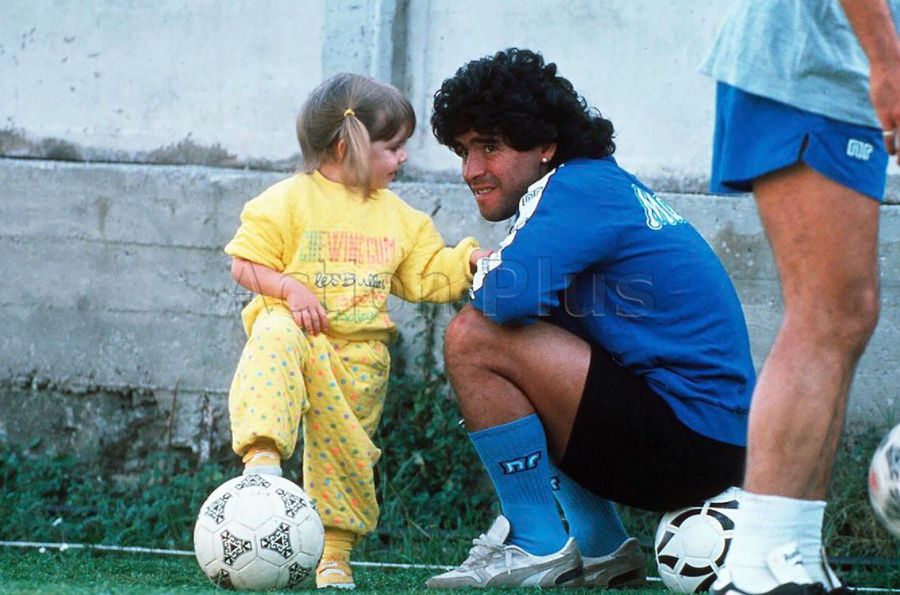 Dalma Maradona y Diego Maradona