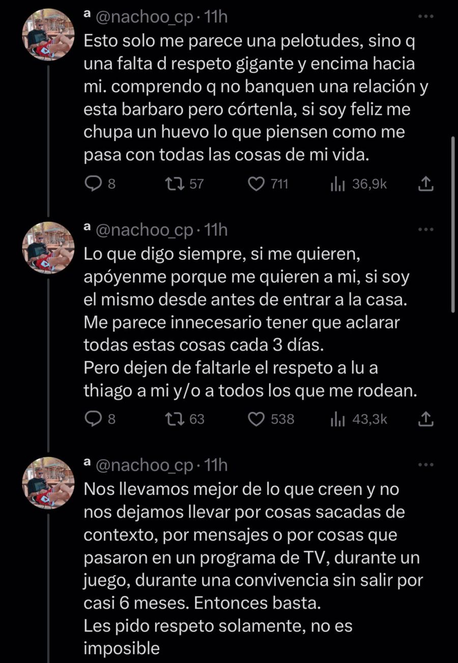 Nacho Castañares en twitter