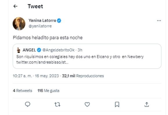 Yanina Latorre picanteó a Martín Liberman tras el escrache a una heladería