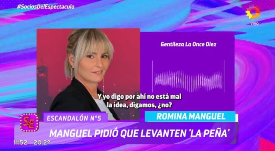 Romina Manguel audio