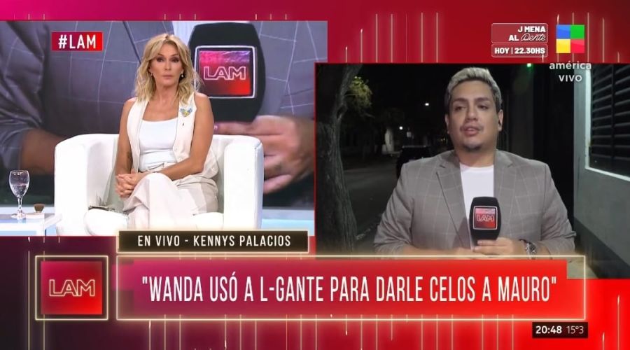 Kennys Palacios sobre la amistad de Wanda Nara y L-Gante