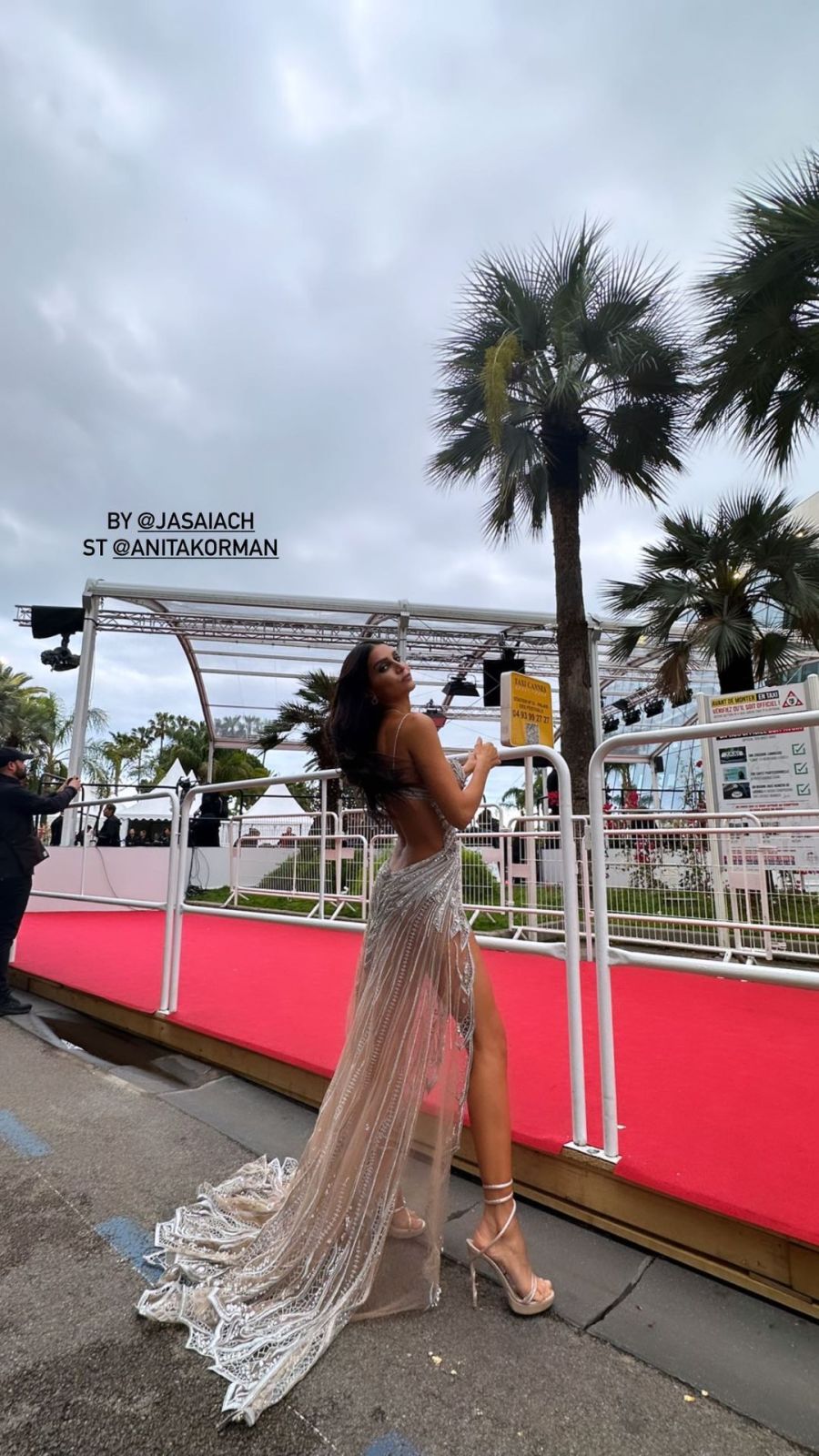 Zaira Nara en el festival de Cannes