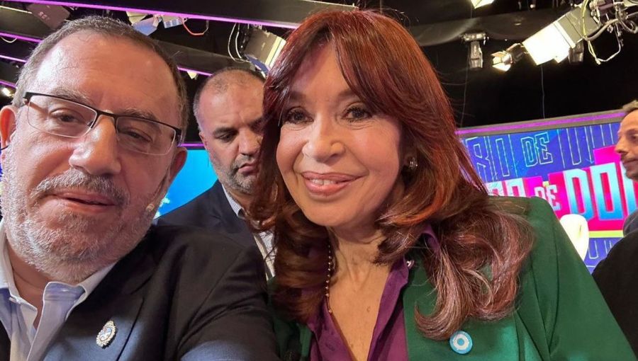 Carlos Maslaton y Cristina Kirchner