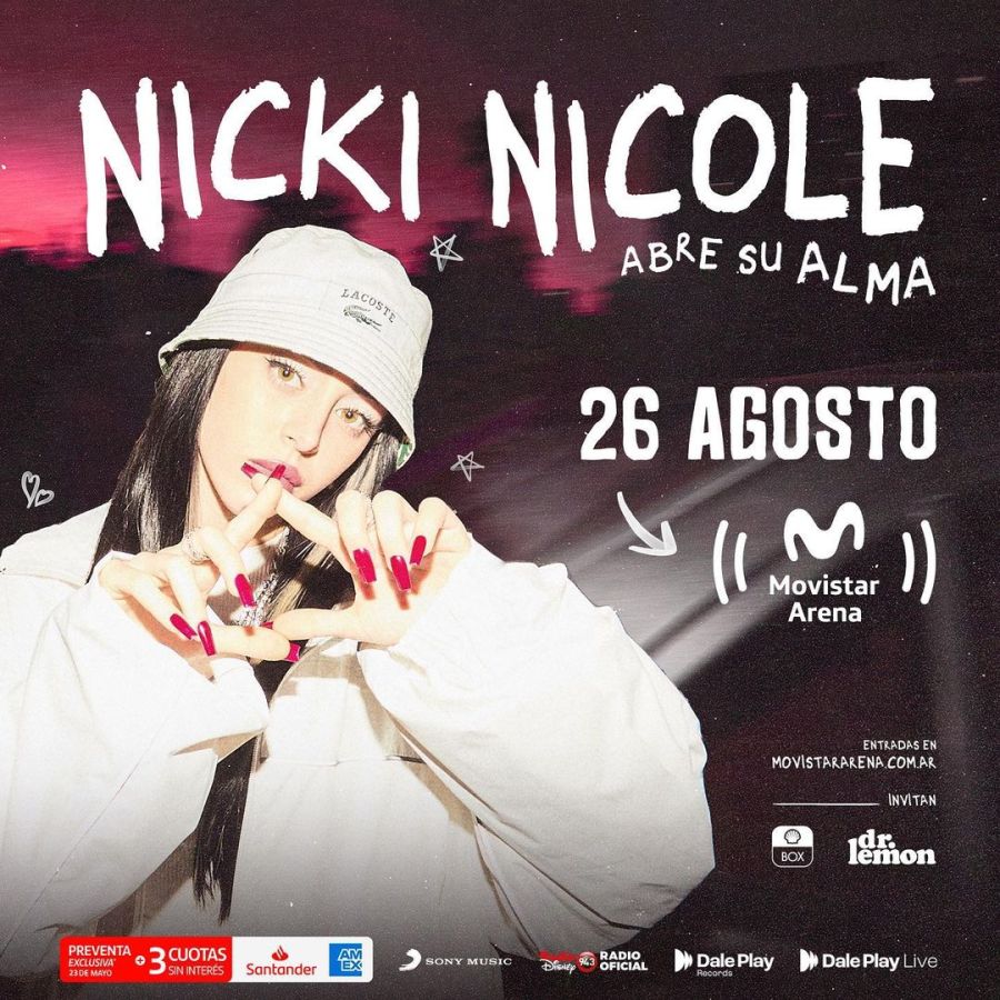 Nicki Nicole en el Movistar Arena