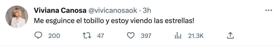 Viviana Canosa tweet