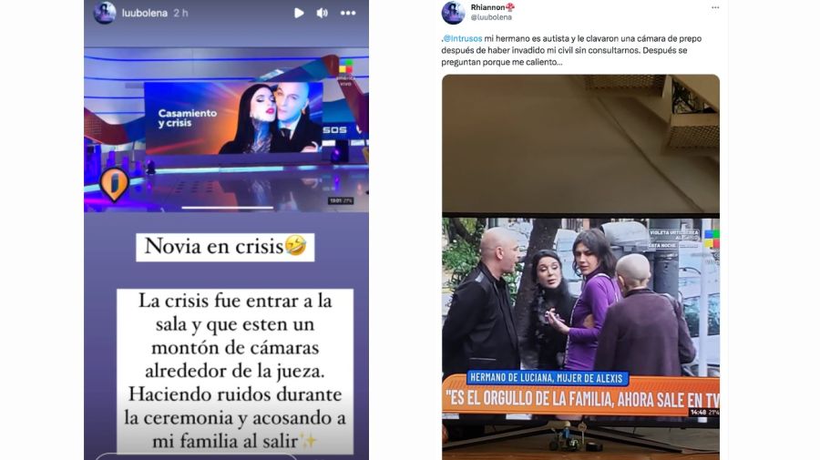 Luciana Méndez, la nueva esposa de Alexis Puig, disparó contra Intrusos: 