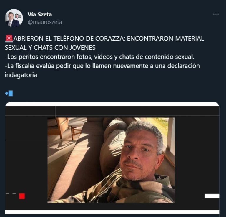 Marcelo Corazza: abrieron su celular y encontraron material que lo complica 