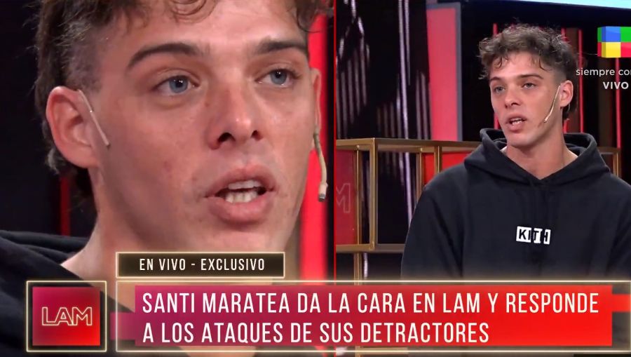 Santi Maratea became nervous and red when breaking the silence on Guille Valdés: 