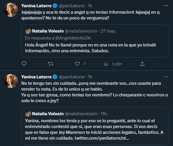 Yanina Latorre contra Natalia Volosin 3