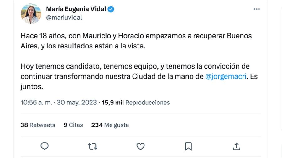 Las reacciónes a la candidatura de Jorge Macri.