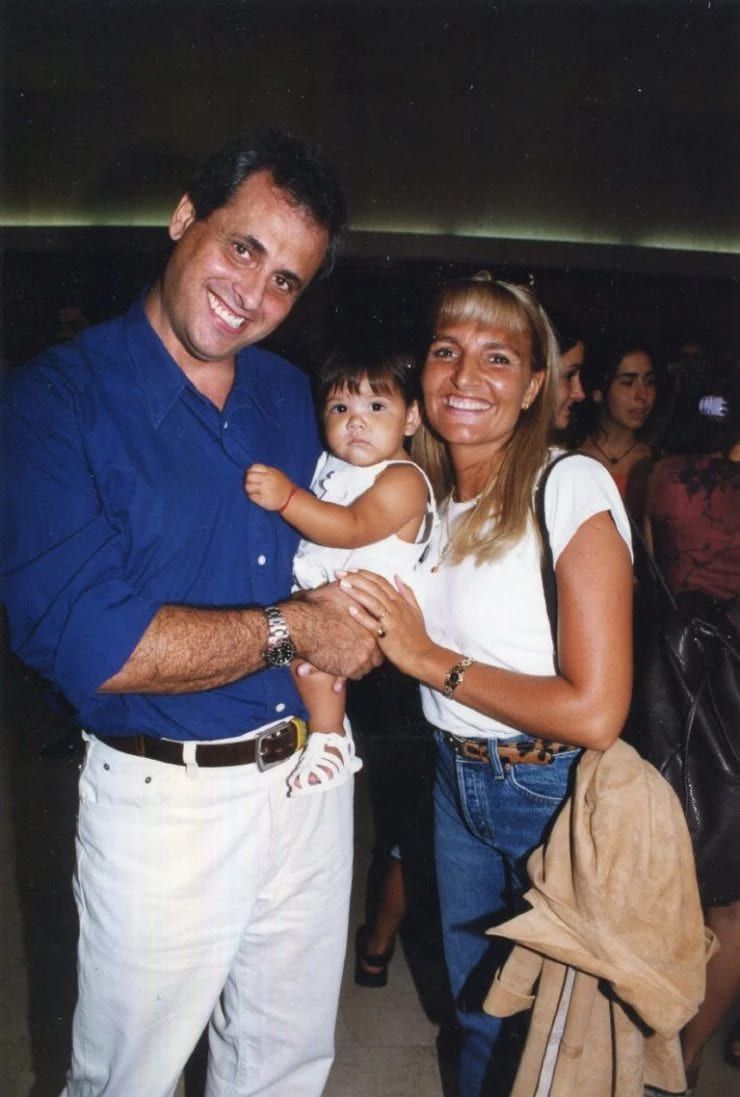 Silvia D'Auro junto a Jorge Rial 