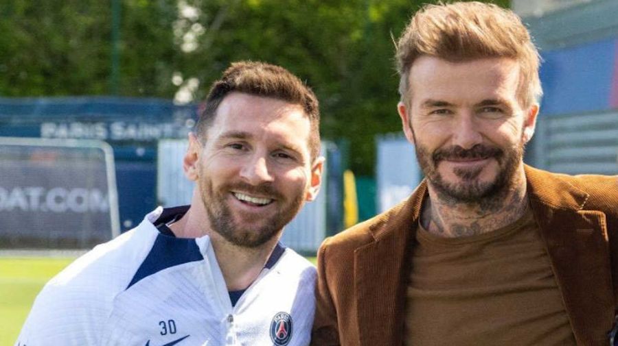 Lionel Messi y David Beckham 20230607
