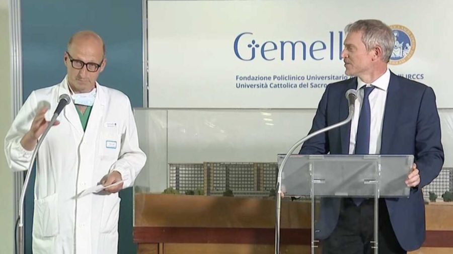 Conferencia de prensa - Hospital Gemelli