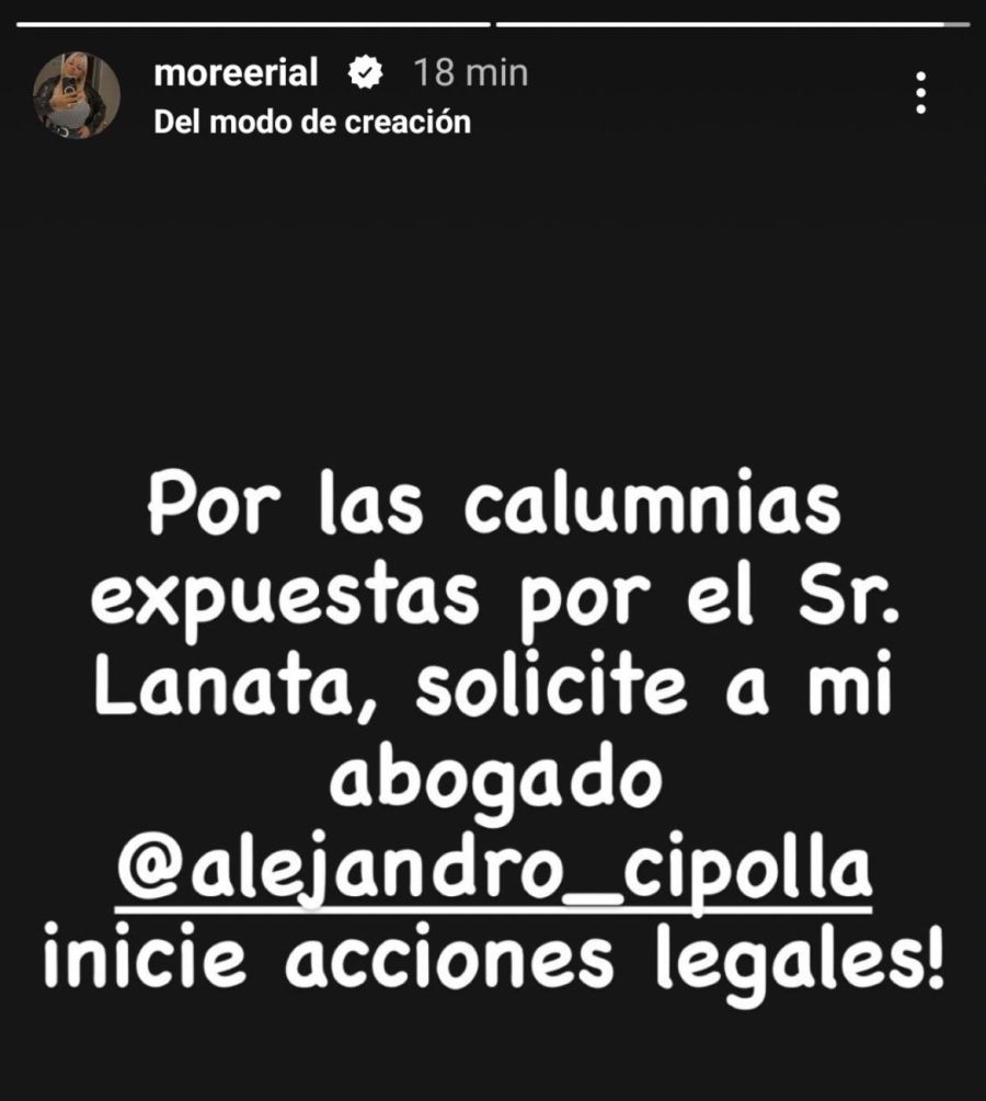 Morena Rial contra Jorge Lanata