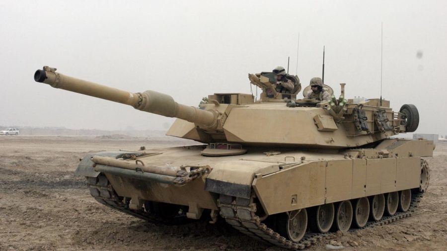 Tanque inflable M1 Abrams