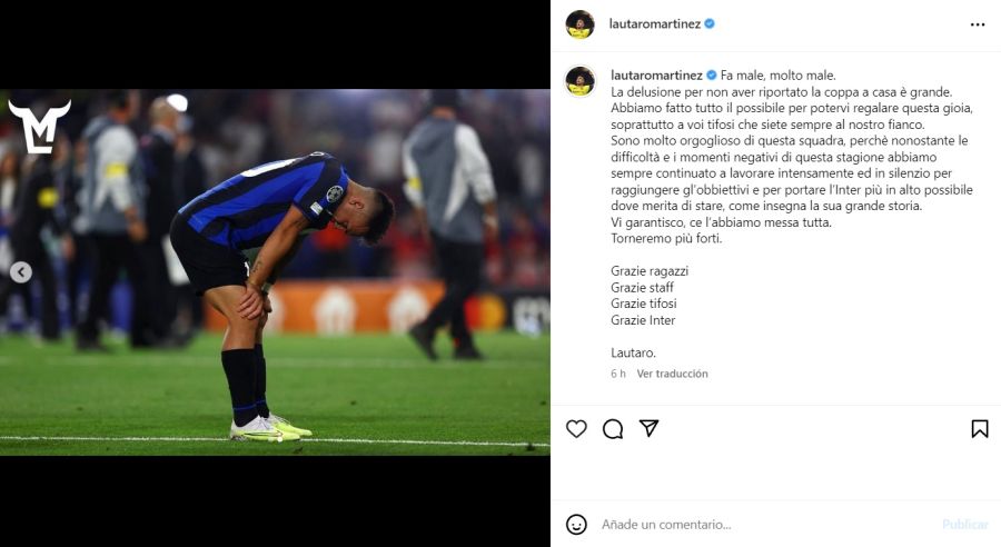 Lautaro Martínez rompió el silencio y confirmó cuál será su futuro