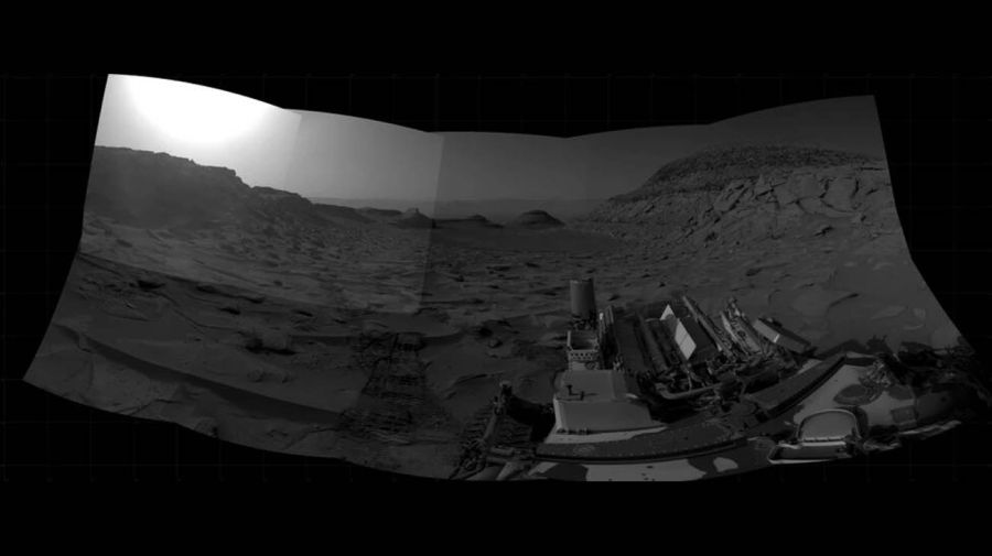 Capturas del Rover Curiosity en Marte