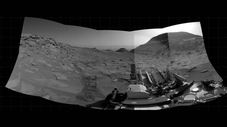 Capturas del Rover Curiosity en Marte