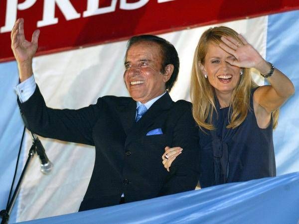 Flechazo, poder y un vergonzoso final: la historia de amor de Carlos Menem y Cecilia Bolocco