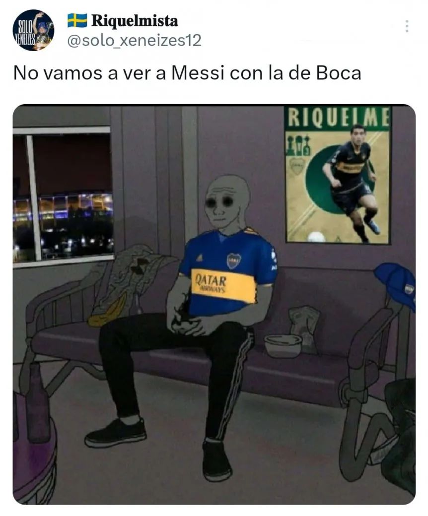 Memes Riquelme Messi