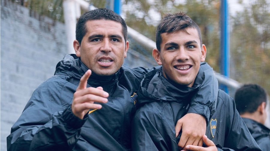 Paredes y Román compartieron equipo en Boca