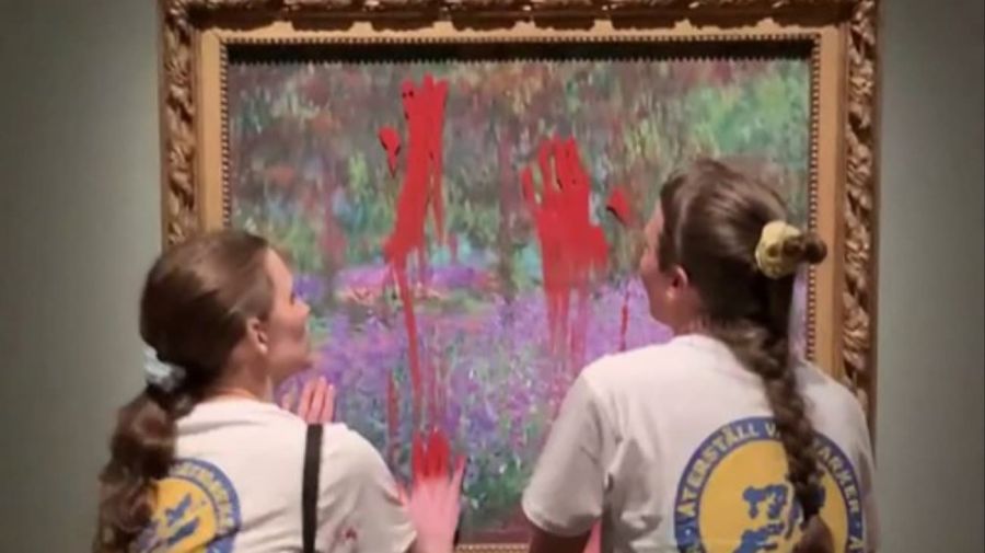 vandalizaron cuadro Claude Monet Estocolmo 1 g_20230615