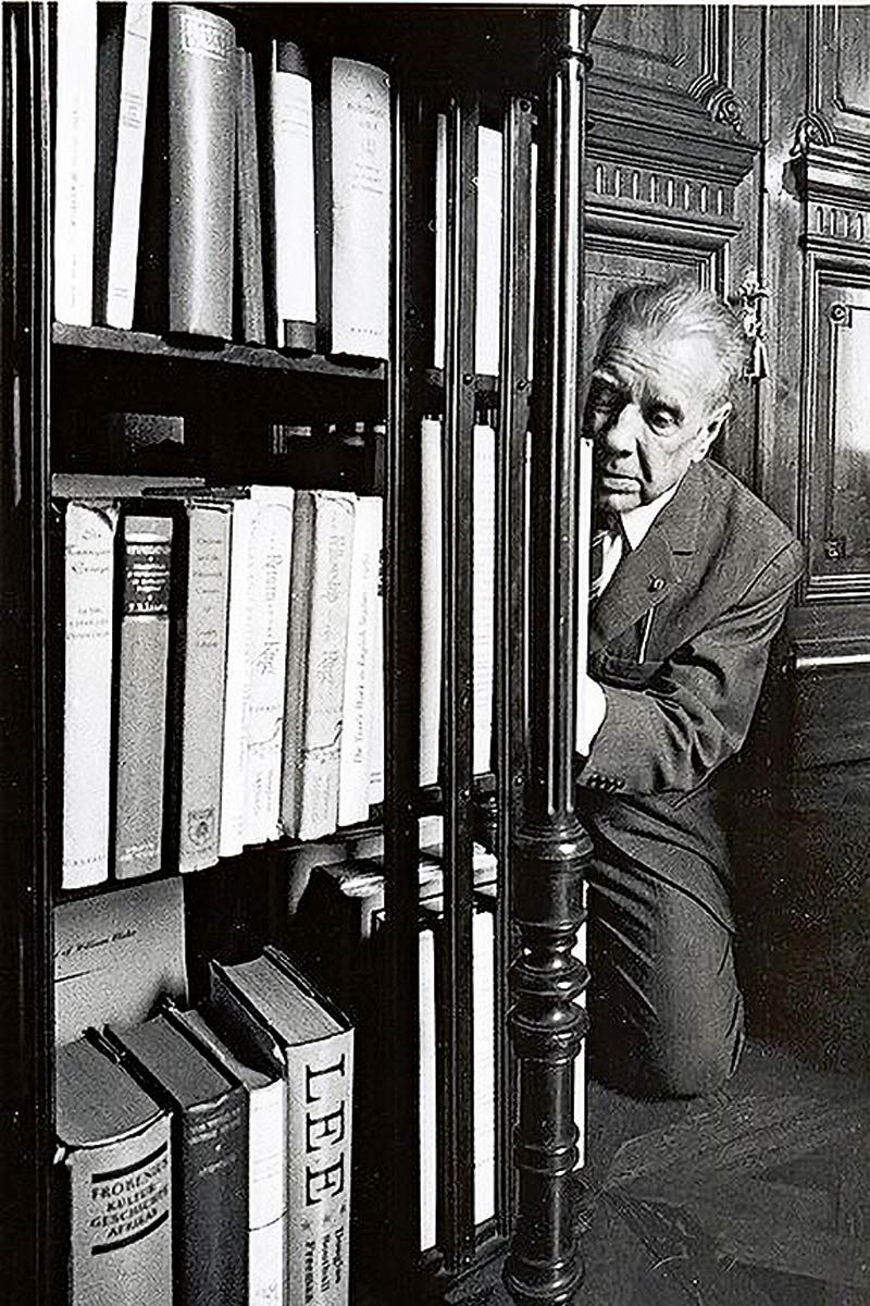 Jorge Luis Borges y su antiguo despacho de la Biblioteca Nacional | Noticias