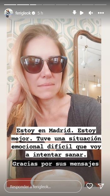 Los mensajes de Fernanda Iglesias en su vuelta a la Argentina 1