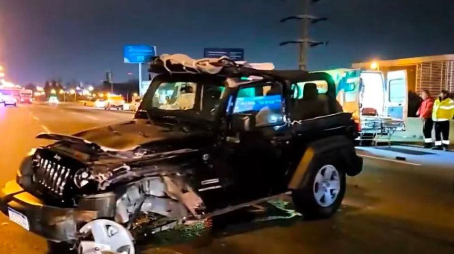 Choque en cadena en la Panamericana: cinco autos involucrados y cuatro personas heridas