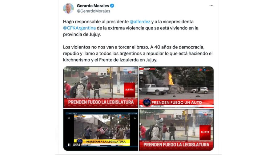Incidentes Jujuy
