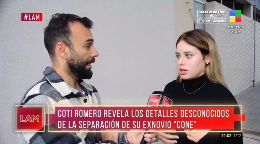 Coti Romero rompió el silencio de su separación con 