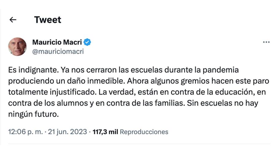 Mensajes de Mauricio Macri