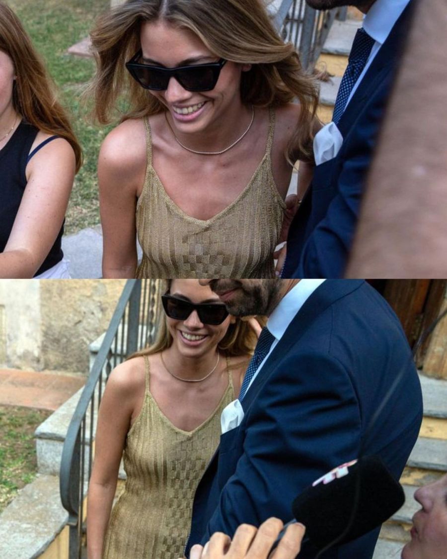 El impactante look que Clara Chía usó para ir con Gerard Piqué a la boda de Marc Piqué y María Valls