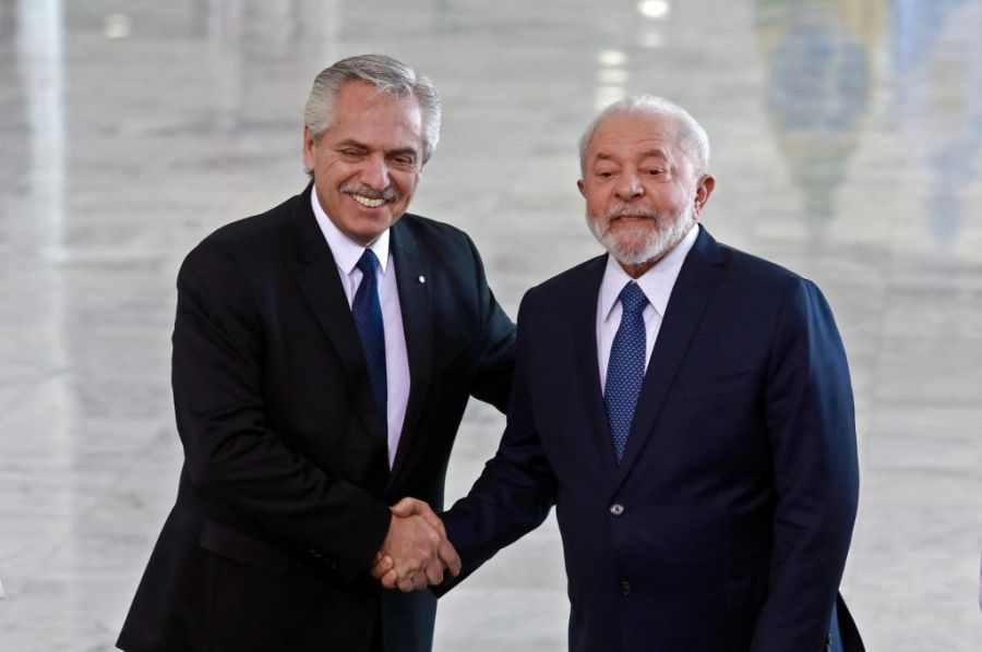 Alberto Fernández fue recibido por Lula da Silva en Brasilia