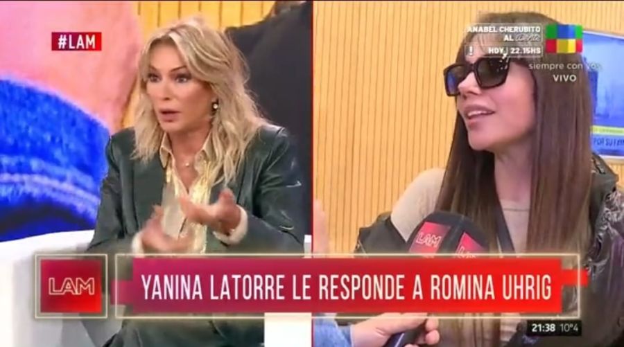Yanina Latorre le responde a Romina Uhrig