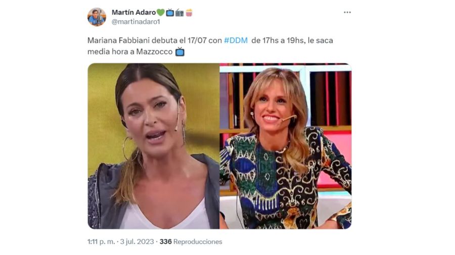 Mariana Fabbiani debut en América TV
