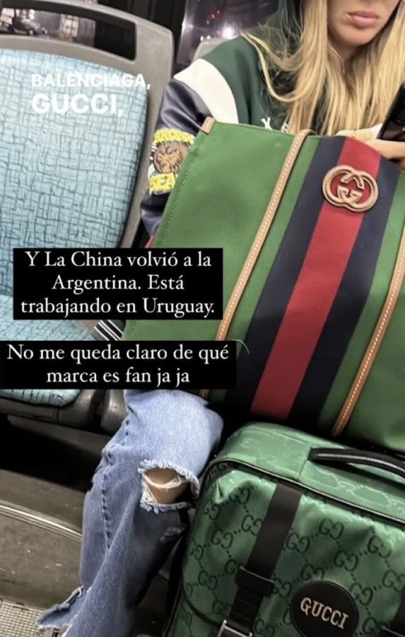 Así es el exclusivo y costoso equipo de viaje que la China Suárez llevó a Uruguay