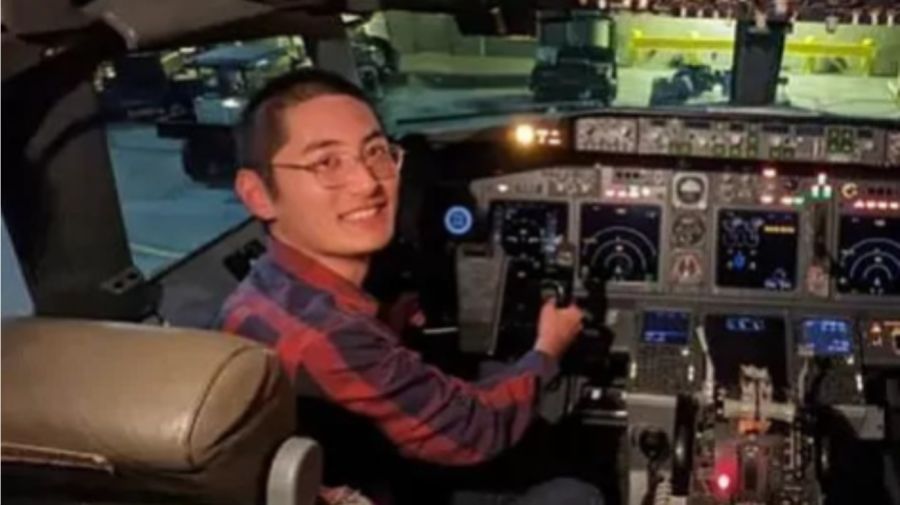 Estudiante universitario iba a cursar en avión desde LA hasta San Francisco 