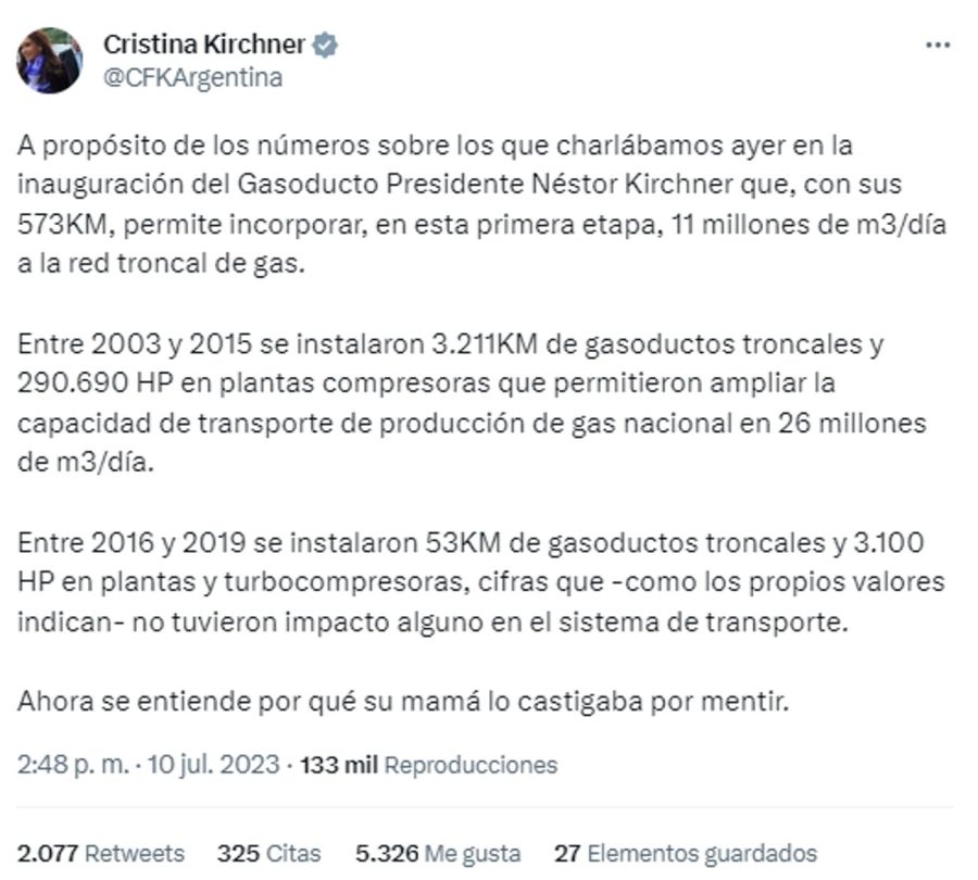 Mauricio Macri y Cristina Kirchner 20230710