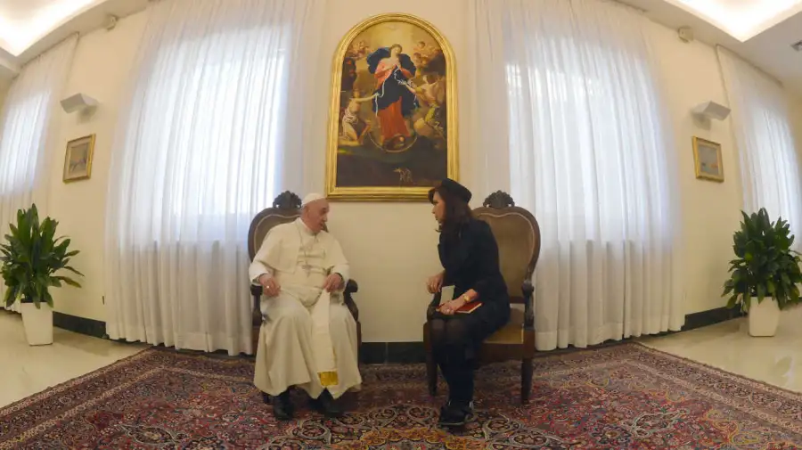 El Papa Francisco recibe a la presidenta Cristina Kirchner 20230711